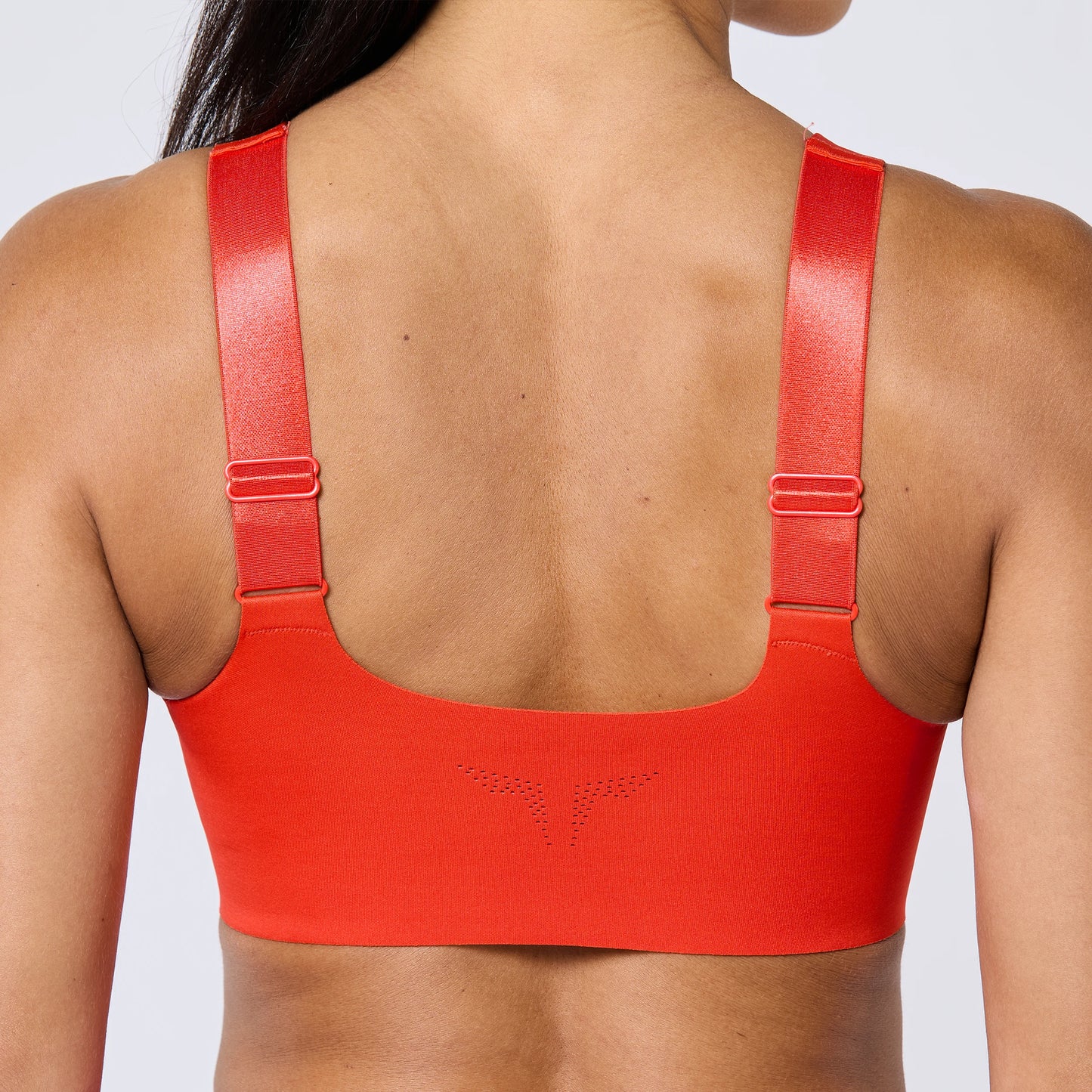 Performance Zip Up Bra - Orange.Com