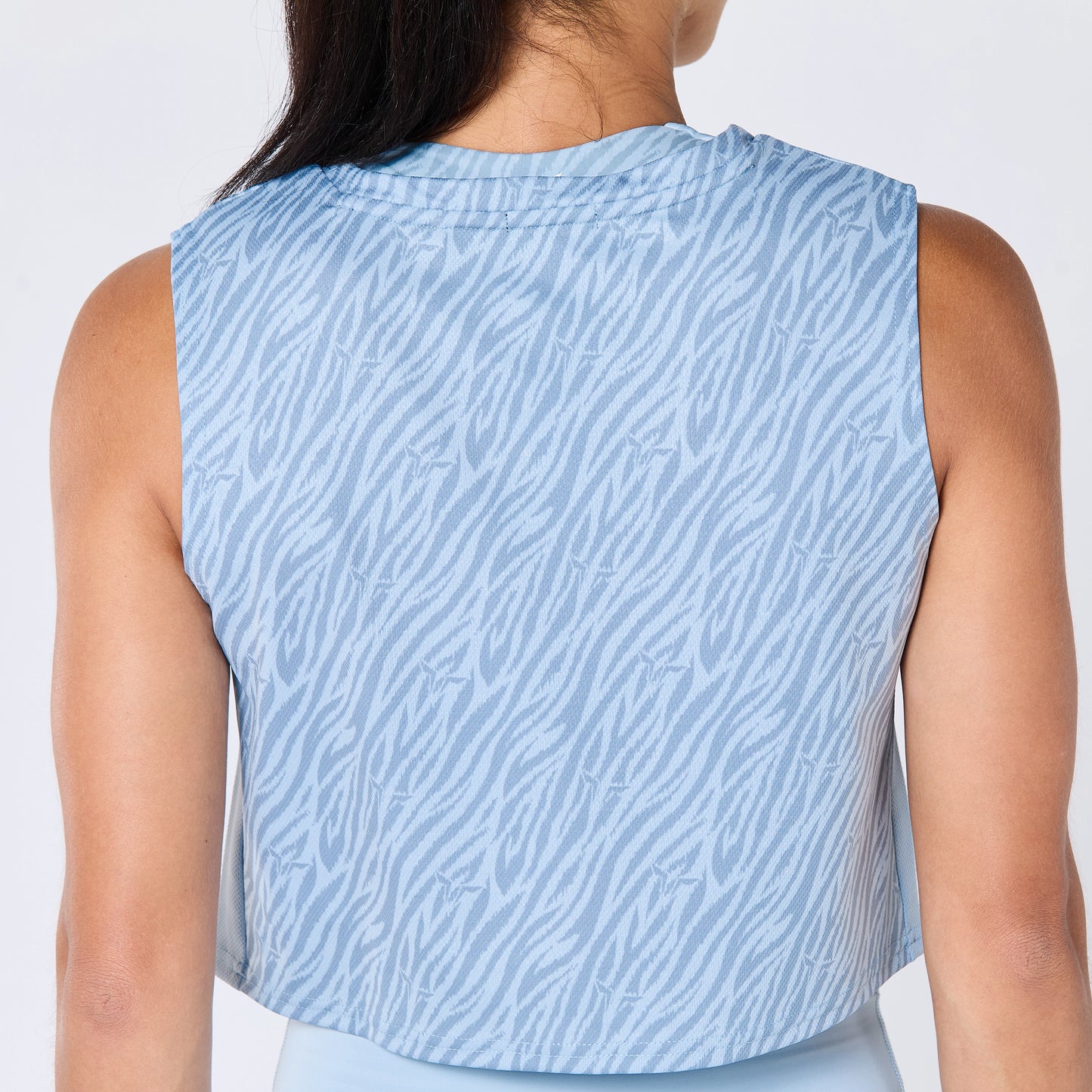 Core Wild Print Crop Tank - Skyway Print