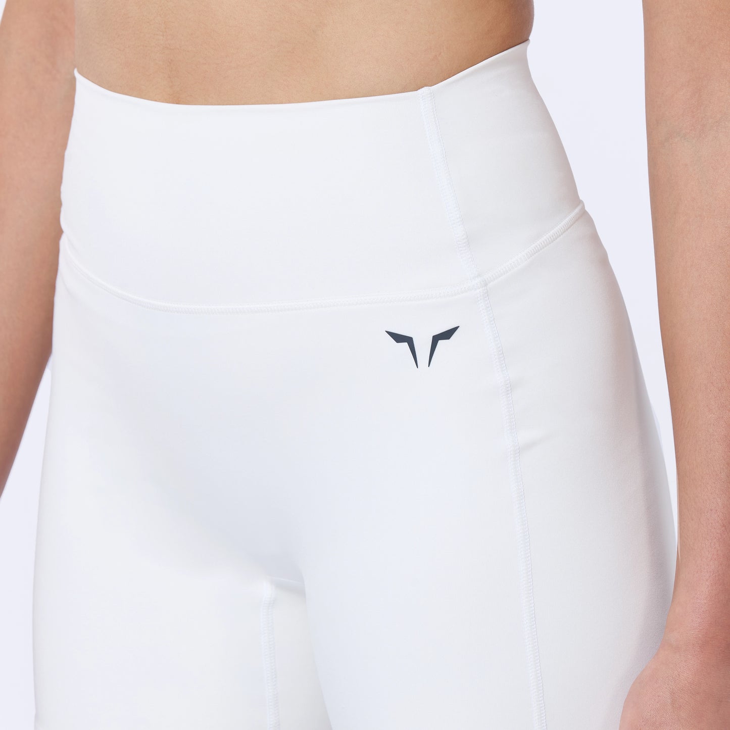 5" Cycling Shorts - Pearl White