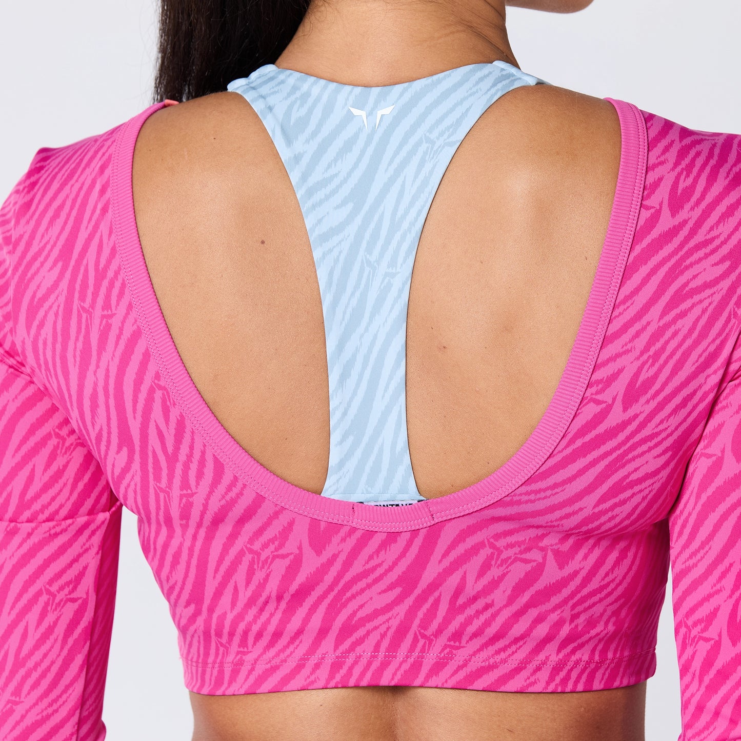 Warrior Crop Top 2.0 - Beetroot Purple Print