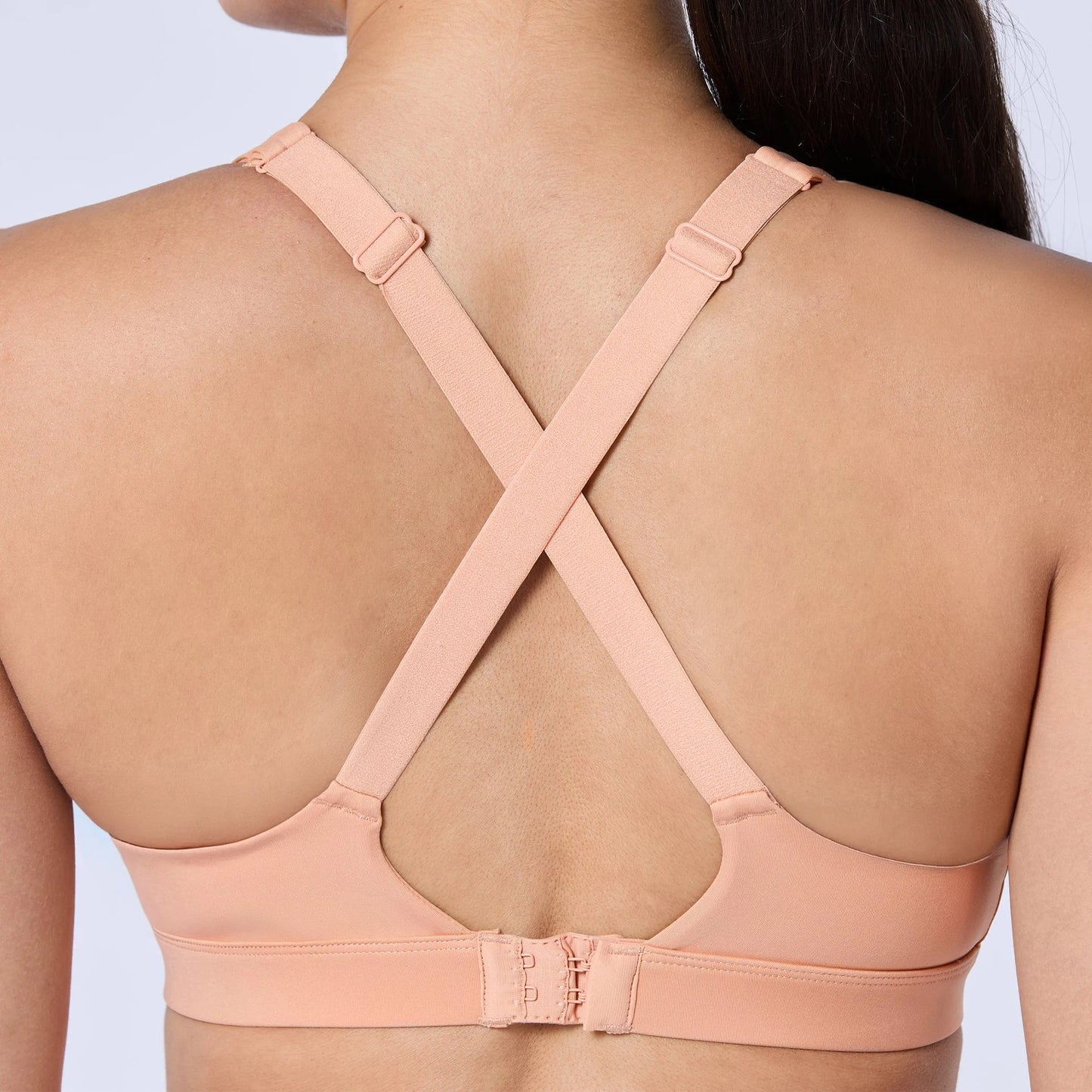 Essential Cross Back Adjustable Bra - Maple Sugar