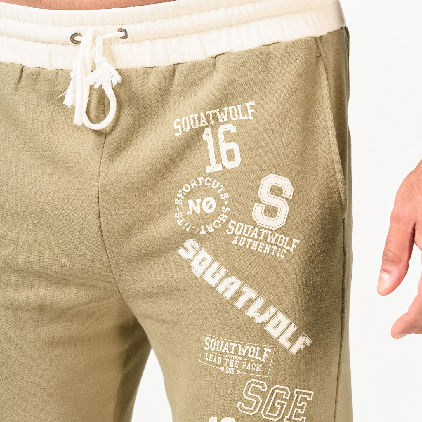 Golden Era Back-On-Track Joggers - Covert Green