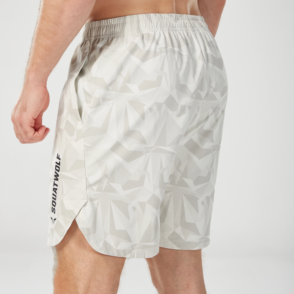 Warrior 7" Shorts 2.0 - Pearl White Dot Camo