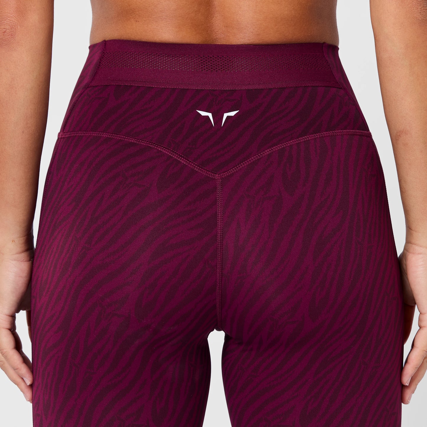 Anti-Slip Leggings 27" - Pickled Beet Print