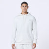 Essential Zipped Hoodie - Pearl White