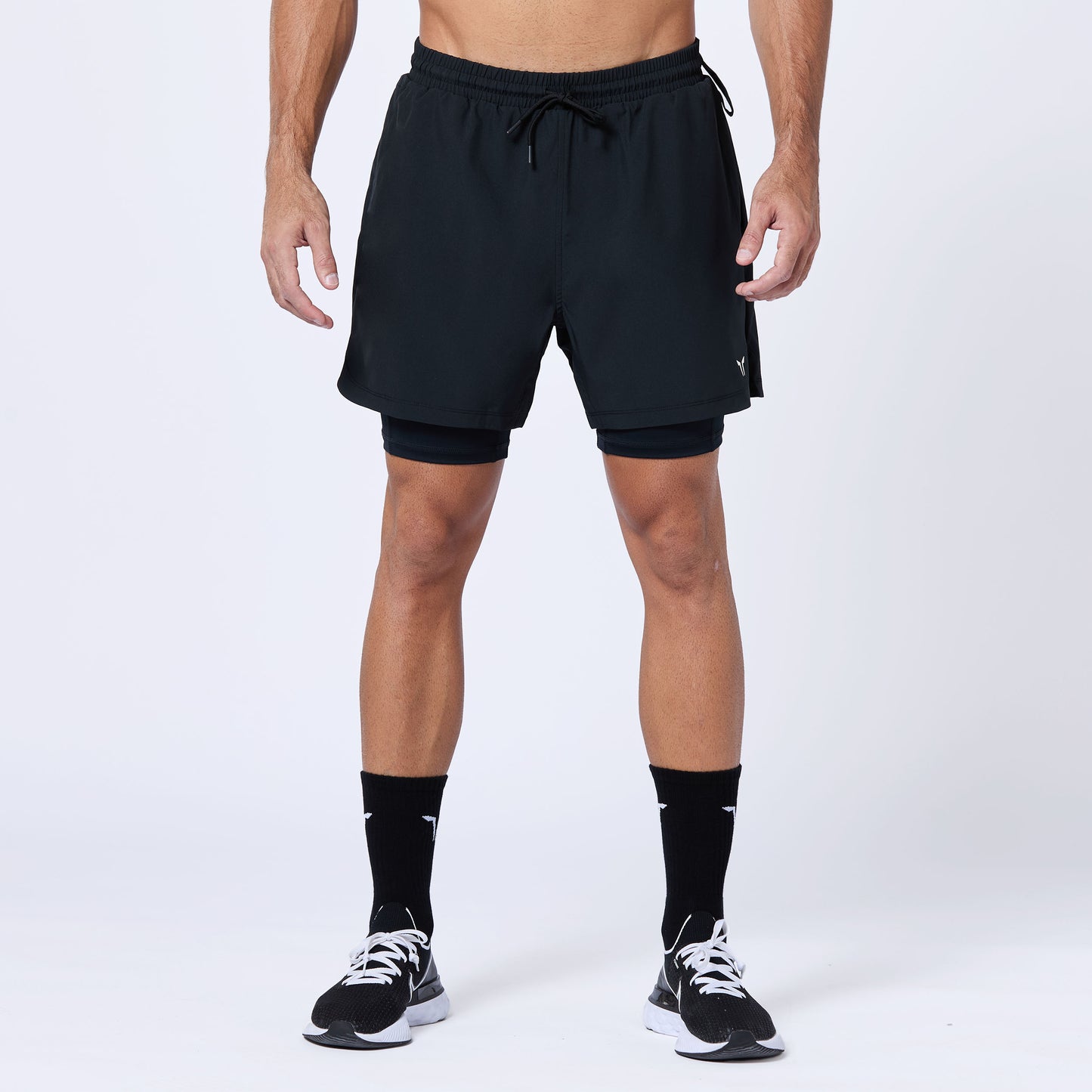 Essential 5" Pro 2-In-1 Shorts - Black