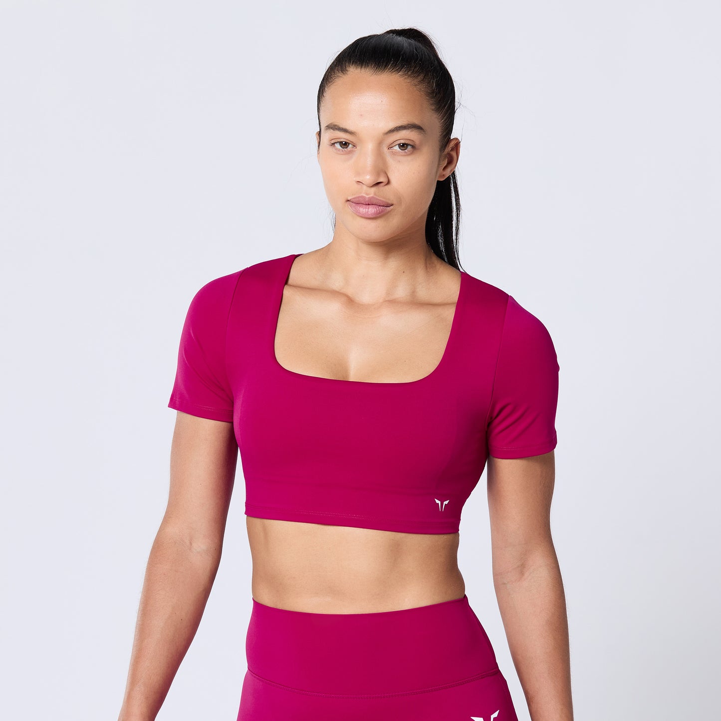 High Impact Anti-Slip Bra Top - Cerise