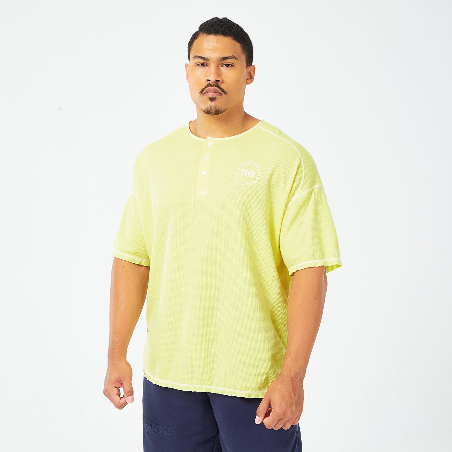 Golden Era Rugged Waffle Tee - Lemonade