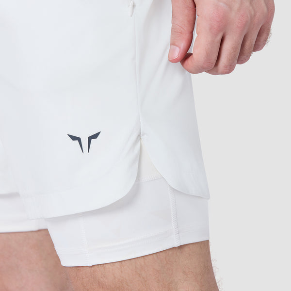 Limitless 2-In-1 7" Shorts - Pearl White