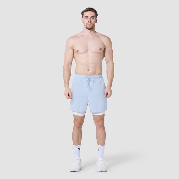 Limitless 2-In-1 7" Shorts - Skyway