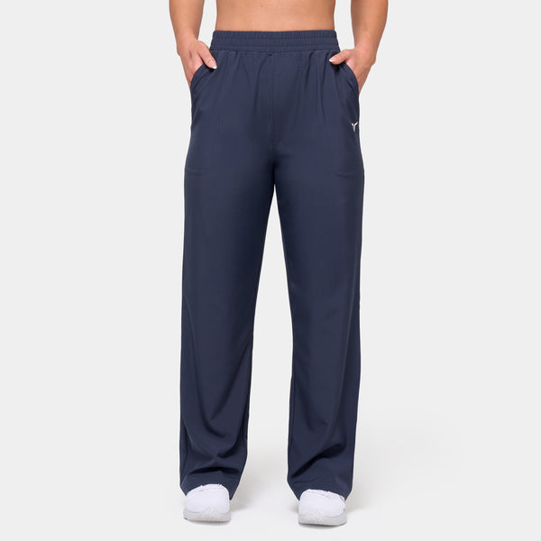 Essential Relaxed Woven Stretch Joggers - Navy