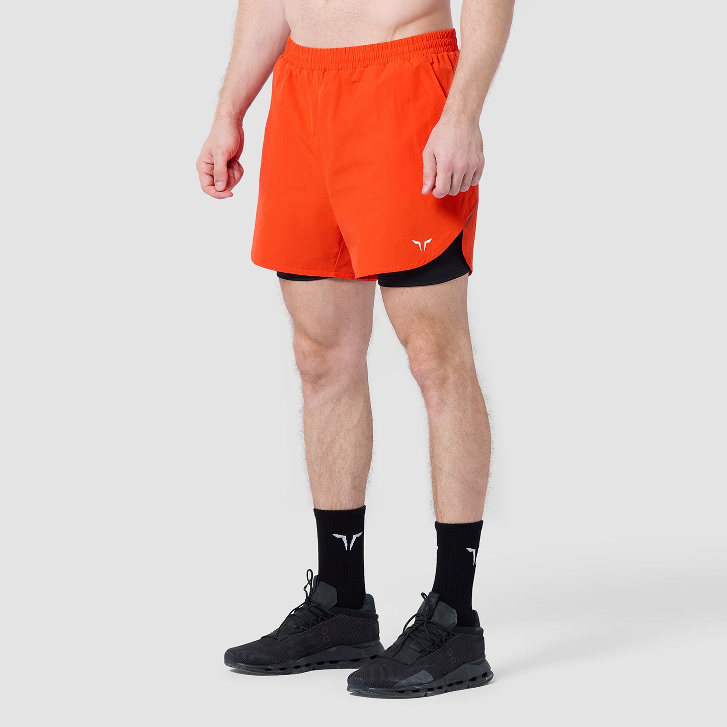 TDry™ Tech 2-In-1 Shorts - Orange.Com