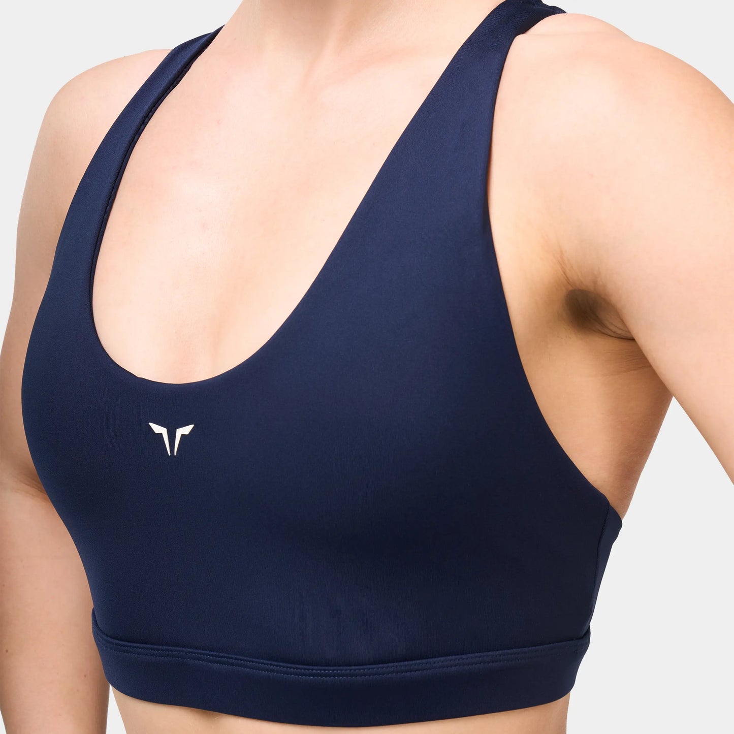 Essential Cross Back Adjustable Bra - Navy