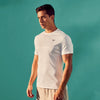 Essential Contrast Tee - Pearl White