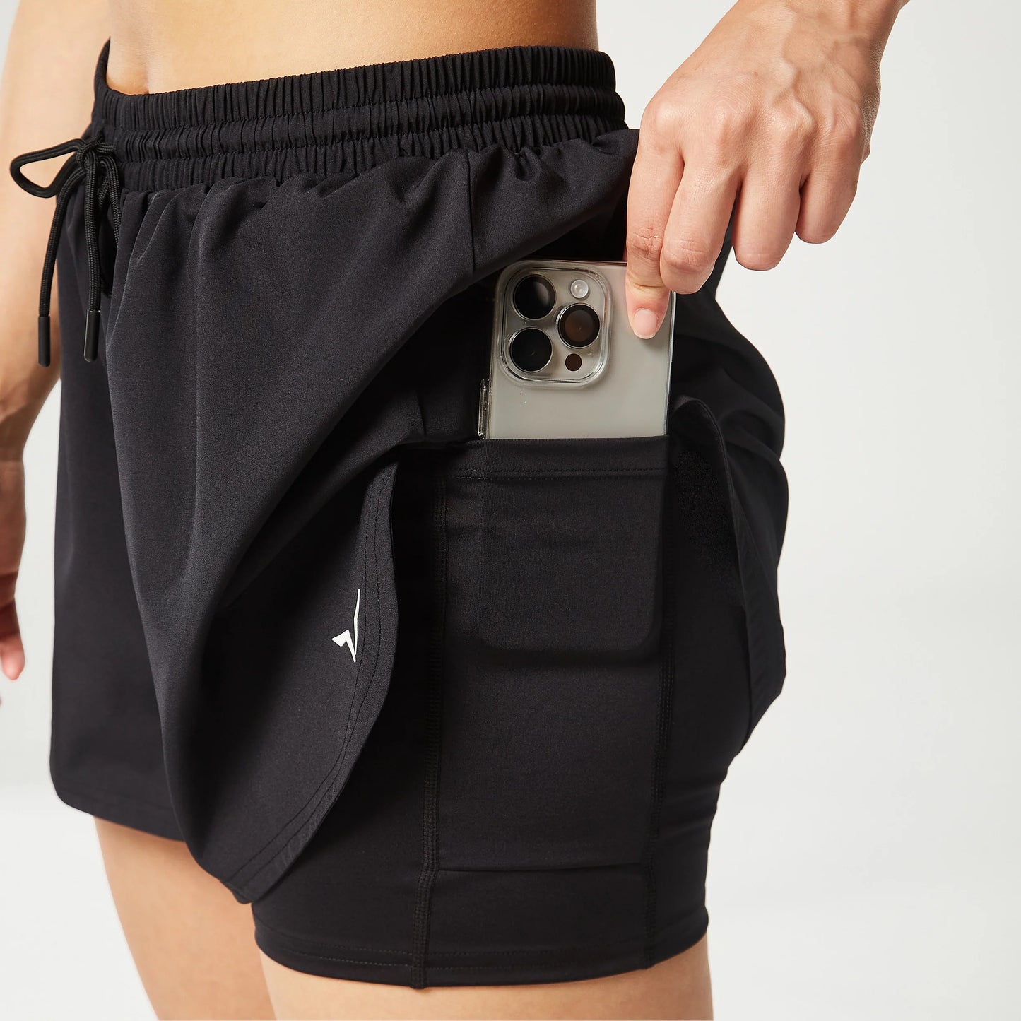 Essential 2-in-1 Shorts - Black