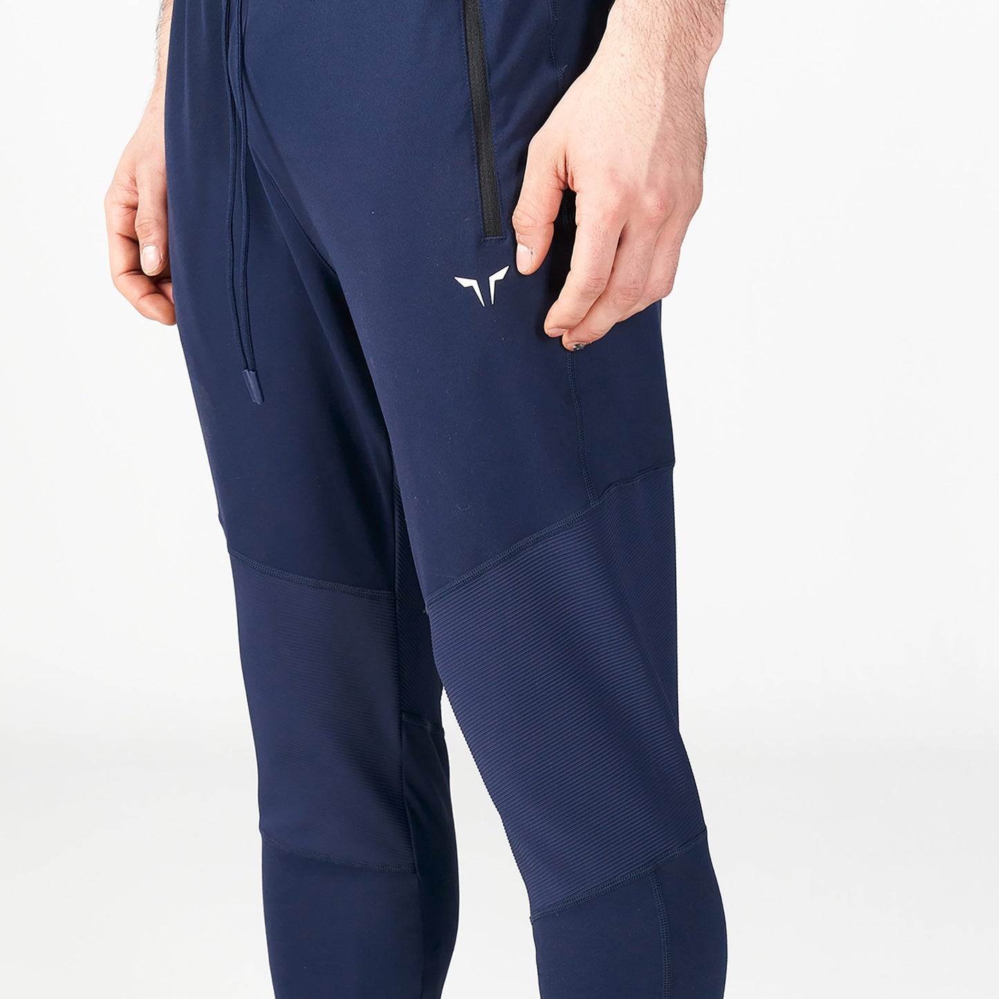 squatwolf-gym-wear-statement-ribbed-joggers-reimagined-navy-workout-pants-for-men