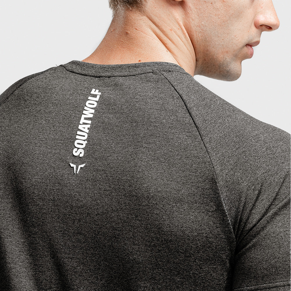 squatwolf-workout-shirts-for-men-melange-tee-brown-gym-wear