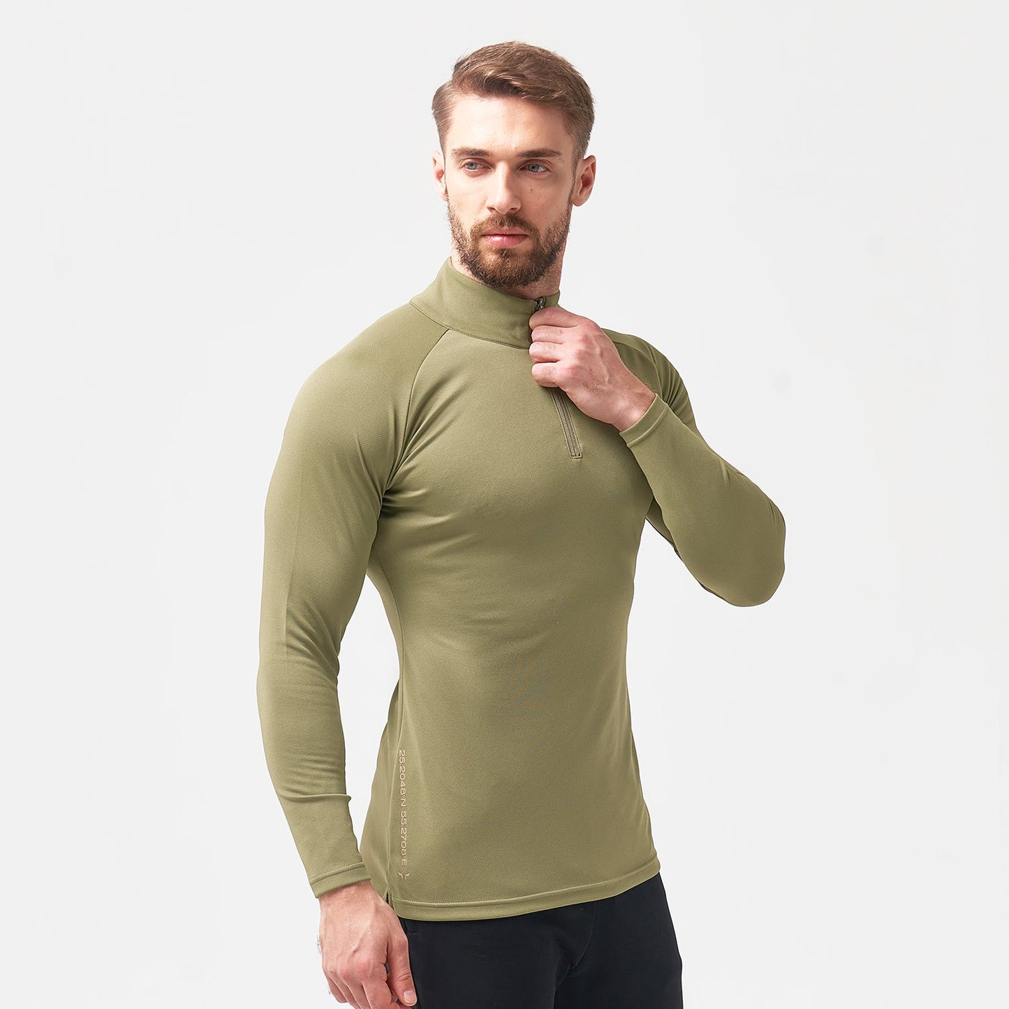 squatwolf-gym-long-sleeves-code-urban-running-top-green-running-tops-for-men