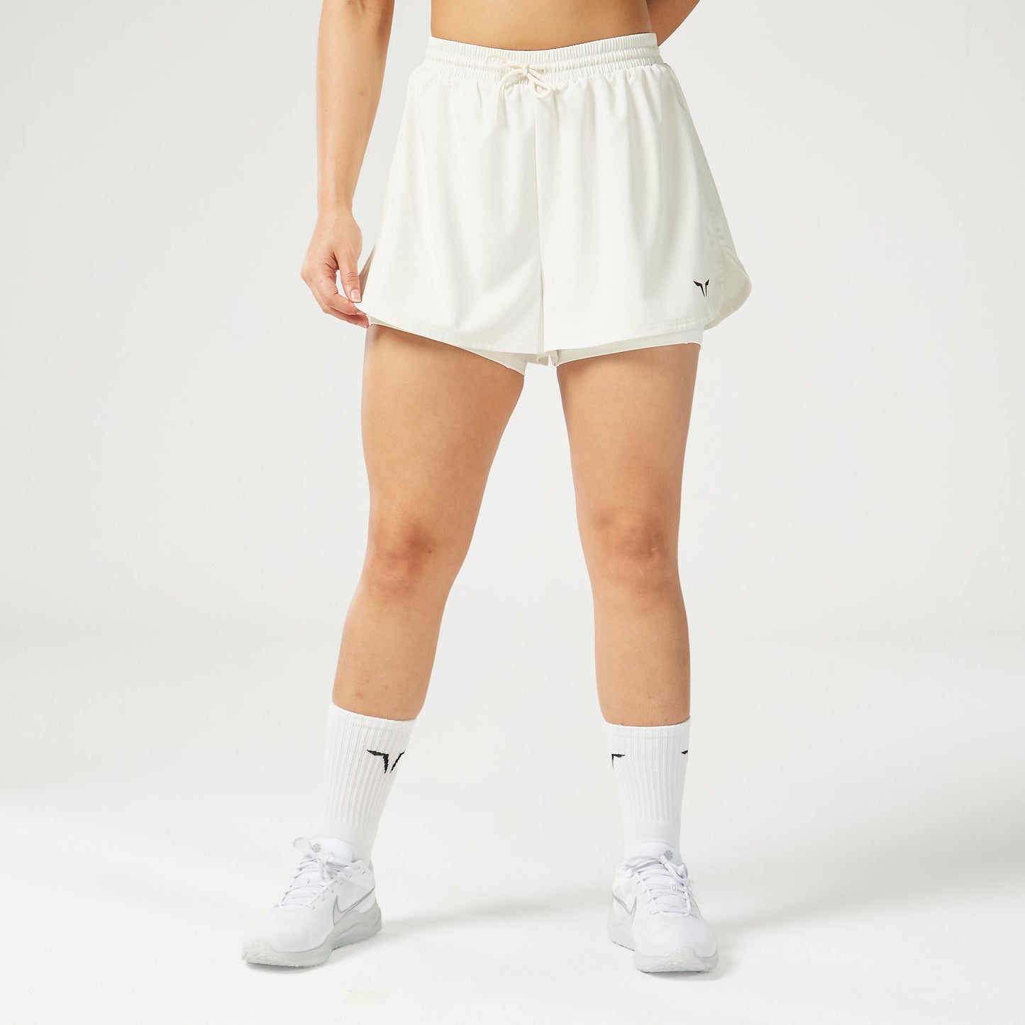 Essential 2-in-1 Shorts - Pearl White