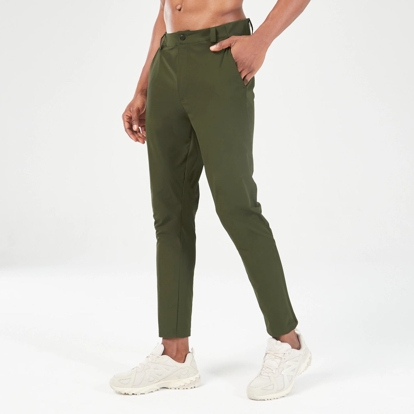 squatwolf-gym-wear-statement-ribbed-smart-pants-kombu-green-workout-pants-for-men